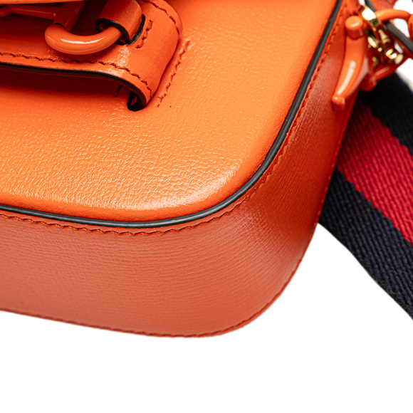 Pre-Loved Gucci Mini Leather Horsebit 1955 Web Satchel - Picture 7 of 10